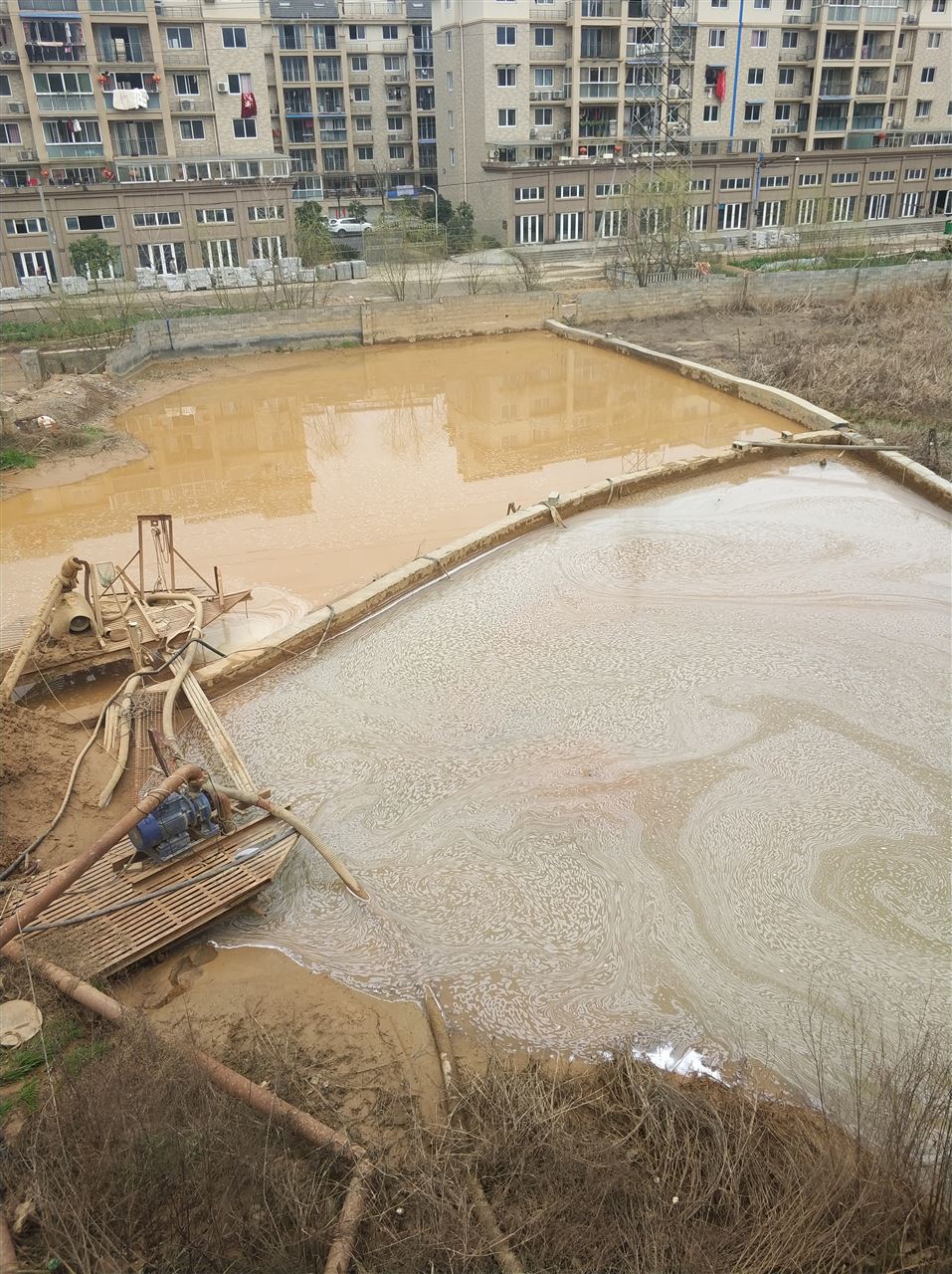 阿拉善沉淀池淤泥清理-厂区废水池淤泥清淤