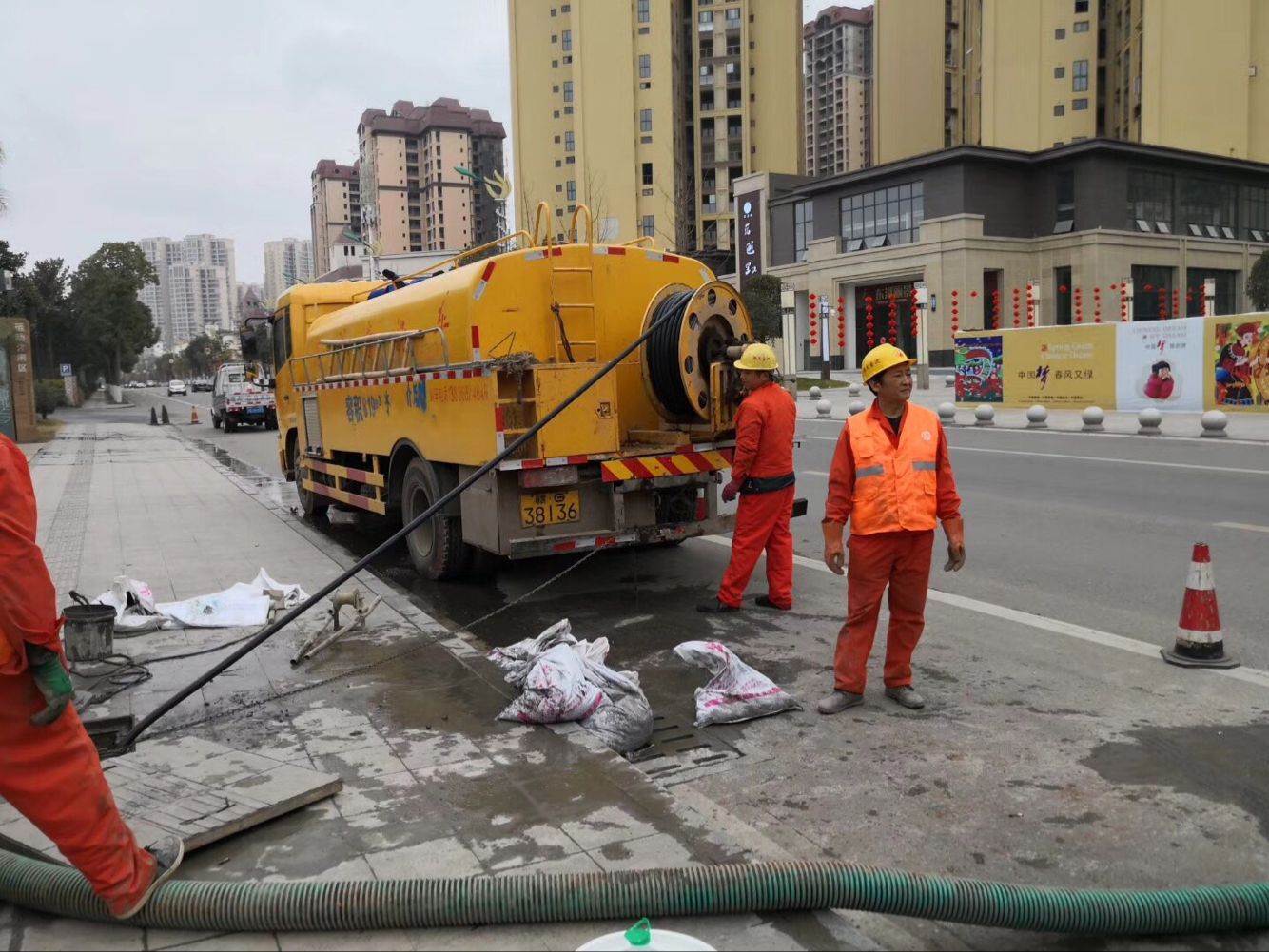 阿拉善排污管道清淤-管道清洗
